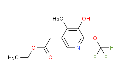 AM159313 | 1806724-63-9 | Ethyl 3-hydroxy-4-methyl-2-(trifluoromethoxy)pyridine-5-acetate