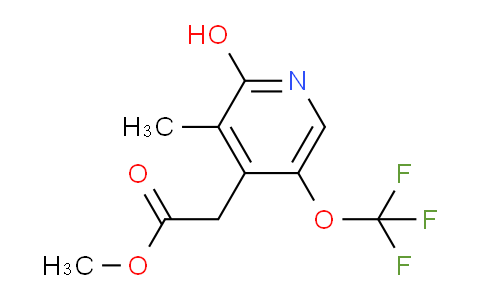 AM159333 | 1804436-28-9 | Methyl 2-hydroxy-3-methyl-5-(trifluoromethoxy)pyridine-4-acetate