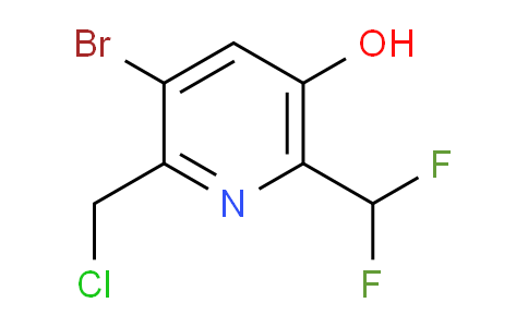 3-Bromo-2-(chloromethyl)-6-(difluoromethyl)-5-hydroxypyridine