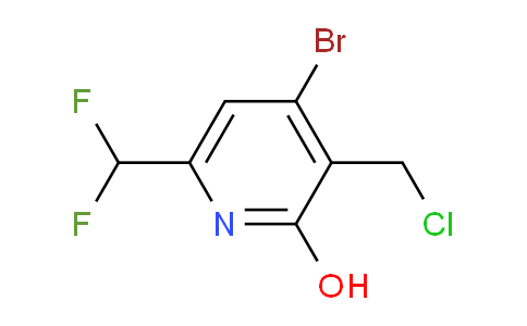 4-Bromo-3-(chloromethyl)-6-(difluoromethyl)-2-hydroxypyridine
