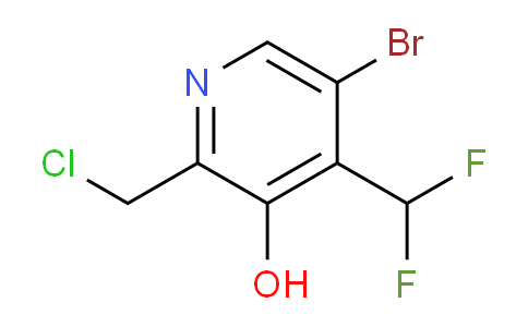 5-Bromo-2-(chloromethyl)-4-(difluoromethyl)-3-hydroxypyridine