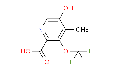 5-Hydroxy-4-methyl-3-(trifluoromethoxy)pyridine-2-carboxylic acid