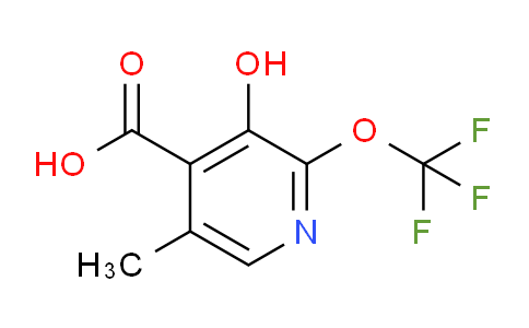 3-Hydroxy-5-methyl-2-(trifluoromethoxy)pyridine-4-carboxylic acid