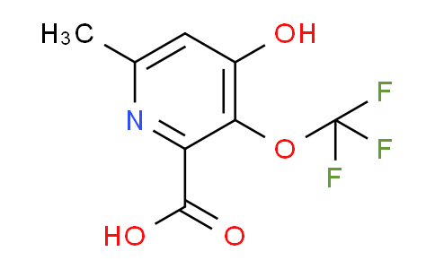 4-Hydroxy-6-methyl-3-(trifluoromethoxy)pyridine-2-carboxylic acid