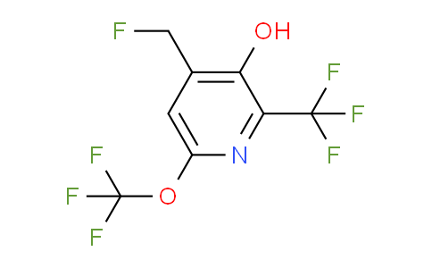 4-(Fluoromethyl)-3-hydroxy-6-(trifluoromethoxy)-2-(trifluoromethyl)pyridine
