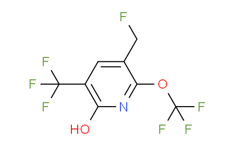 3-(Fluoromethyl)-6-hydroxy-2-(trifluoromethoxy)-5-(trifluoromethyl)pyridine