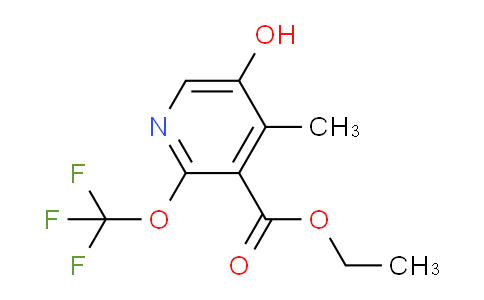 AM159437 | 1804772-80-2 | Ethyl 5-hydroxy-4-methyl-2-(trifluoromethoxy)pyridine-3-carboxylate