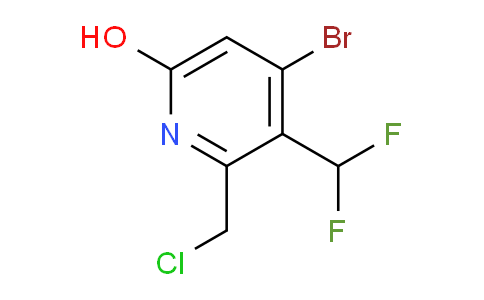 4-Bromo-2-(chloromethyl)-3-(difluoromethyl)-6-hydroxypyridine