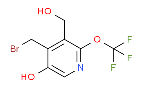 4-(Bromomethyl)-5-hydroxy-2-(trifluoromethoxy)pyridine-3-methanol
