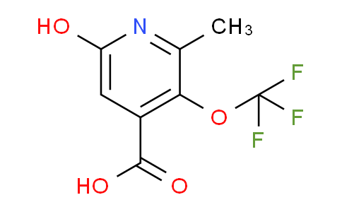 6-Hydroxy-2-methyl-3-(trifluoromethoxy)pyridine-4-carboxylic acid
