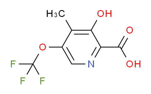 AM159449 | 1806731-67-8 | 3-Hydroxy-4-methyl-5-(trifluoromethoxy)pyridine-2-carboxylic acid