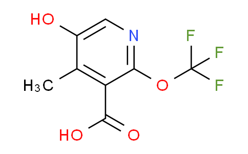 AM159451 | 1804436-22-3 | 5-Hydroxy-4-methyl-2-(trifluoromethoxy)pyridine-3-carboxylic acid