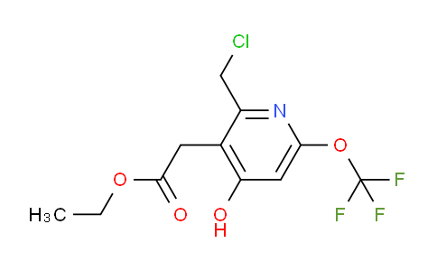 AM159454 | 1804482-88-9 | Ethyl 2-(chloromethyl)-4-hydroxy-6-(trifluoromethoxy)pyridine-3-acetate