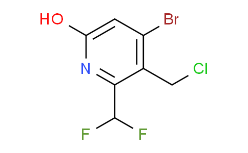 4-Bromo-3-(chloromethyl)-2-(difluoromethyl)-6-hydroxypyridine