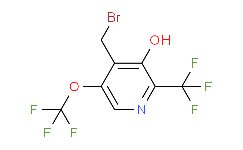 AM159460 | 1804766-98-0 | 4-(Bromomethyl)-3-hydroxy-5-(trifluoromethoxy)-2-(trifluoromethyl)pyridine