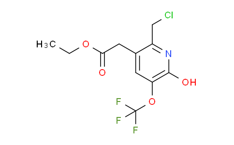 AM159461 | 1804482-91-4 | Ethyl 2-(chloromethyl)-6-hydroxy-5-(trifluoromethoxy)pyridine-3-acetate