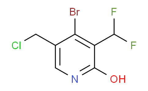 4-Bromo-5-(chloromethyl)-3-(difluoromethyl)-2-hydroxypyridine