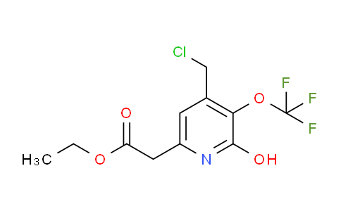 AM159475 | 1806161-53-4 | Ethyl 4-(chloromethyl)-2-hydroxy-3-(trifluoromethoxy)pyridine-6-acetate