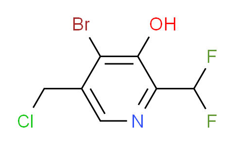 4-Bromo-5-(chloromethyl)-2-(difluoromethyl)-3-hydroxypyridine