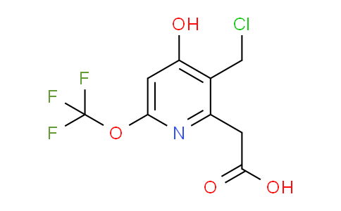 AM159487 | 1806023-96-0 | 3-(Chloromethyl)-4-hydroxy-6-(trifluoromethoxy)pyridine-2-acetic acid