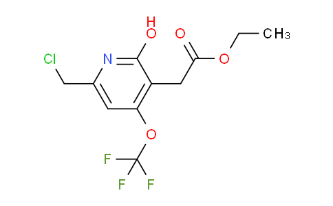 AM159500 | 1804341-90-9 | Ethyl 6-(chloromethyl)-2-hydroxy-4-(trifluoromethoxy)pyridine-3-acetate