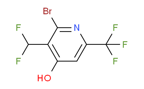 2-Bromo-3-(difluoromethyl)-4-hydroxy-6-(trifluoromethyl)pyridine