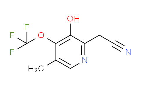 3-Hydroxy-5-methyl-4-(trifluoromethoxy)pyridine-2-acetonitrile