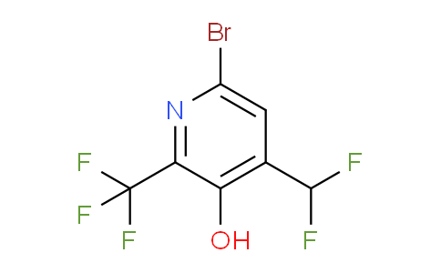 AM15955 | 1806865-65-5 | 6-Bromo-4-(difluoromethyl)-3-hydroxy-2-(trifluoromethyl)pyridine