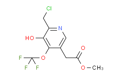 AM159551 | 1806267-69-5 | Methyl 2-(chloromethyl)-3-hydroxy-4-(trifluoromethoxy)pyridine-5-acetate