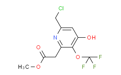 AM159556 | 1806267-72-0 | Methyl 6-(chloromethyl)-4-hydroxy-3-(trifluoromethoxy)pyridine-2-acetate