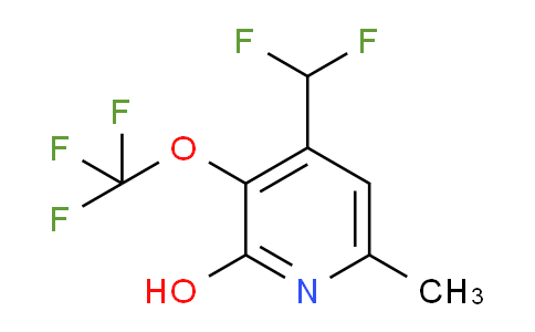 4-(Difluoromethyl)-2-hydroxy-6-methyl-3-(trifluoromethoxy)pyridine