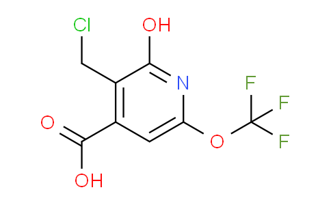 3-(Chloromethyl)-2-hydroxy-6-(trifluoromethoxy)pyridine-4-carboxylic acid