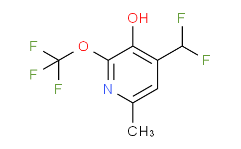 4-(Difluoromethyl)-3-hydroxy-6-methyl-2-(trifluoromethoxy)pyridine