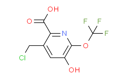 AM159600 | 1804833-53-1 | 3-(Chloromethyl)-5-hydroxy-6-(trifluoromethoxy)pyridine-2-carboxylic acid