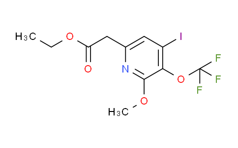 Ethyl 4-iodo-2-methoxy-3-(trifluoromethoxy)pyridine-6-acetate