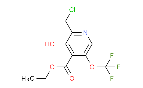 Ethyl 2-(chloromethyl)-3-hydroxy-5-(trifluoromethoxy)pyridine-4-carboxylate