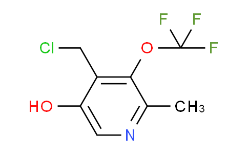 4-(Chloromethyl)-5-hydroxy-2-methyl-3-(trifluoromethoxy)pyridine