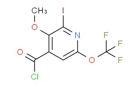 2-Iodo-3-methoxy-6-(trifluoromethoxy)pyridine-4-carbonyl chloride