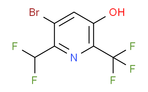 AM15963 | 1805239-76-2 | 3-Bromo-2-(difluoromethyl)-5-hydroxy-6-(trifluoromethyl)pyridine