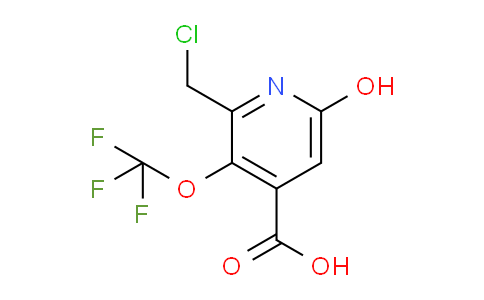 2-(Chloromethyl)-6-hydroxy-3-(trifluoromethoxy)pyridine-4-carboxylic acid