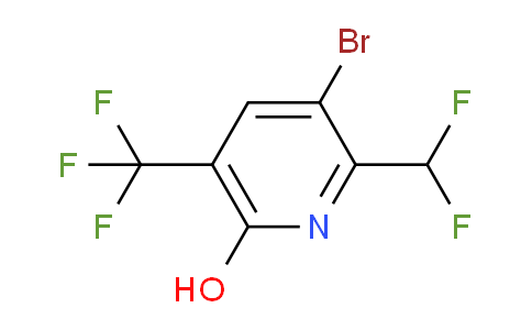 3-Bromo-2-(difluoromethyl)-6-hydroxy-5-(trifluoromethyl)pyridine