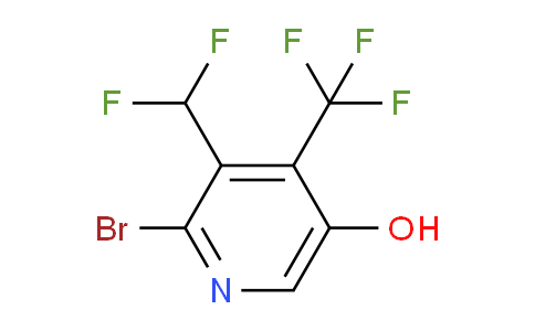 2-Bromo-3-(difluoromethyl)-5-hydroxy-4-(trifluoromethyl)pyridine