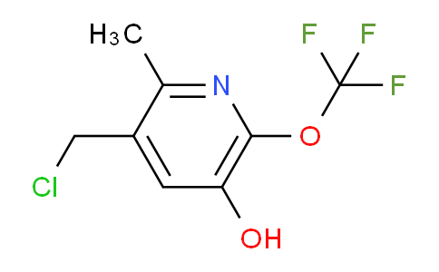 3-(Chloromethyl)-5-hydroxy-2-methyl-6-(trifluoromethoxy)pyridine