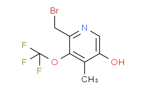 2-(Bromomethyl)-5-hydroxy-4-methyl-3-(trifluoromethoxy)pyridine