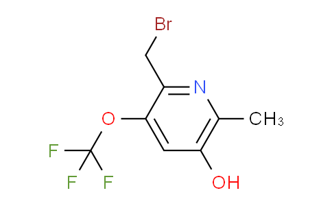 2-(Bromomethyl)-5-hydroxy-6-methyl-3-(trifluoromethoxy)pyridine