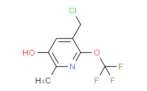 3-(Chloromethyl)-5-hydroxy-6-methyl-2-(trifluoromethoxy)pyridine