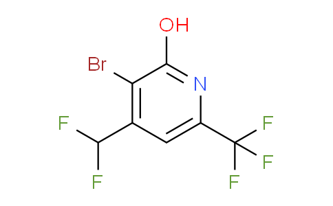 AM15966 | 1805408-05-2 | 3-Bromo-4-(difluoromethyl)-2-hydroxy-6-(trifluoromethyl)pyridine