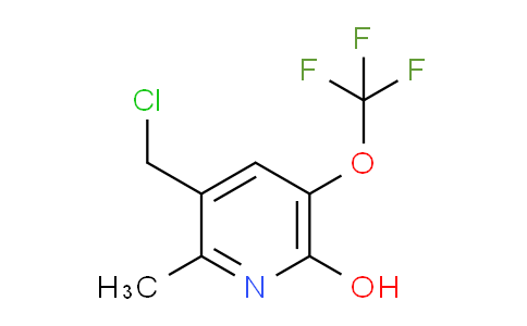 3-(Chloromethyl)-6-hydroxy-2-methyl-5-(trifluoromethoxy)pyridine