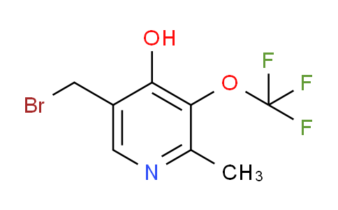 5-(Bromomethyl)-4-hydroxy-2-methyl-3-(trifluoromethoxy)pyridine