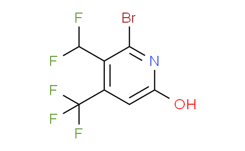 2-Bromo-3-(difluoromethyl)-6-hydroxy-4-(trifluoromethyl)pyridine